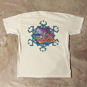 Vintage 1996 Grateful Dead Snowboard T-Shirt White NWT Size XL